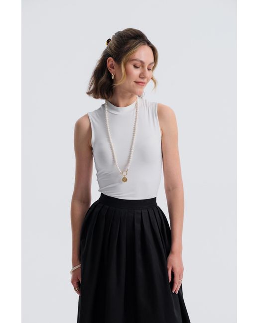 Baltér White Neutrals Antibes Clair Top