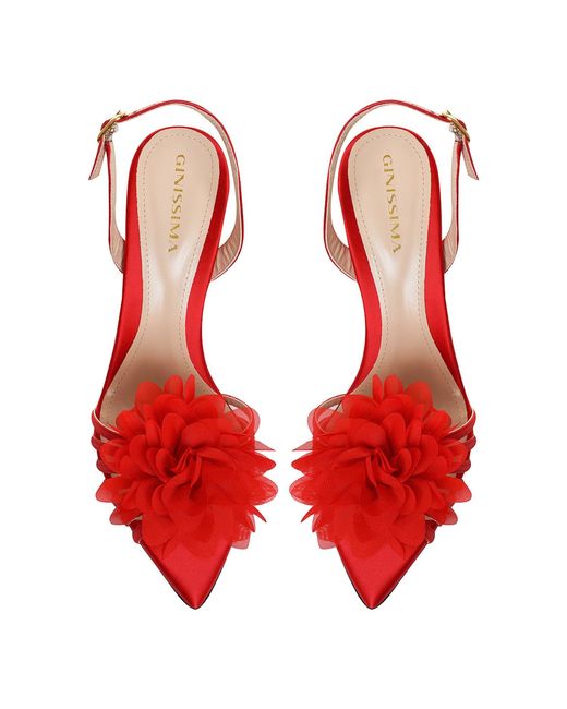Ginissima Red Julia Sandals
