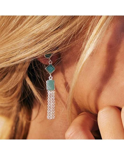 Charlotte's Web Jewellery Blue Seventh Heaven Chandelier Statement Earrings