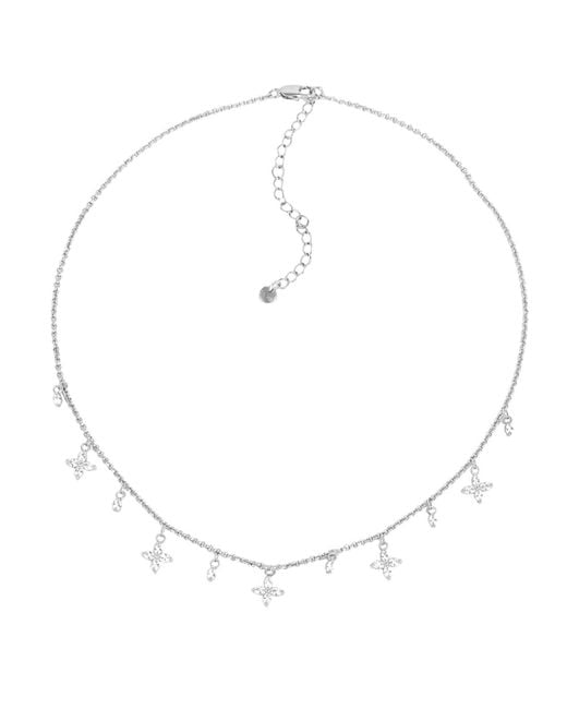 Uchi and Soto Metallic Kinmokusei Floral Necklace