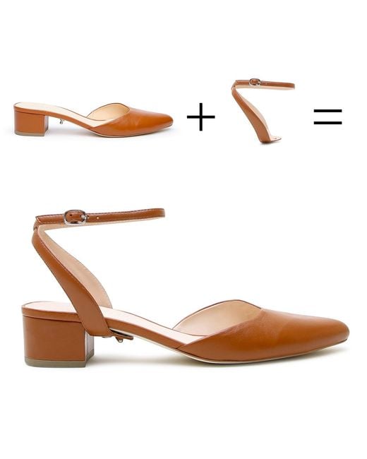 Alterre Brown Cognac Marilyn Slide