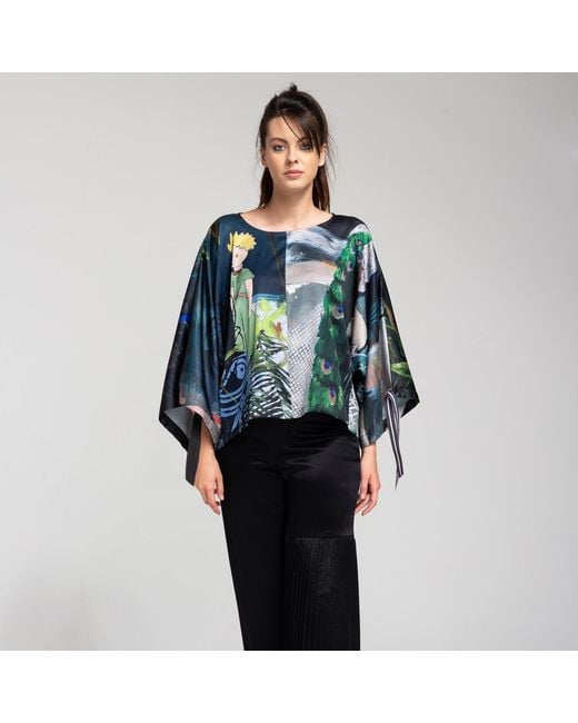 ARTISTA Blue Forest Blouse