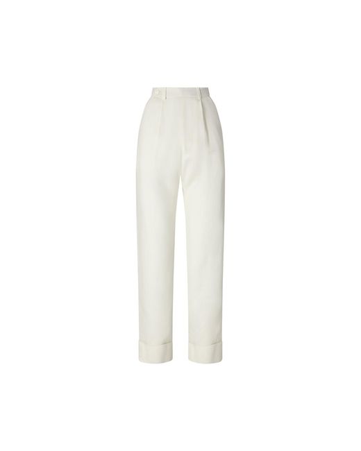 Baltér White Heathrow Club Tailored Pants