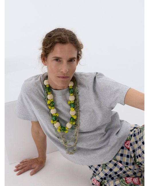 Sita Nevado White Papagayo Necklace
