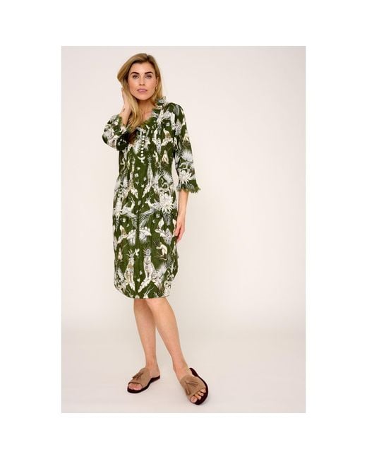 At Last Green Annabel Cotton Tunic