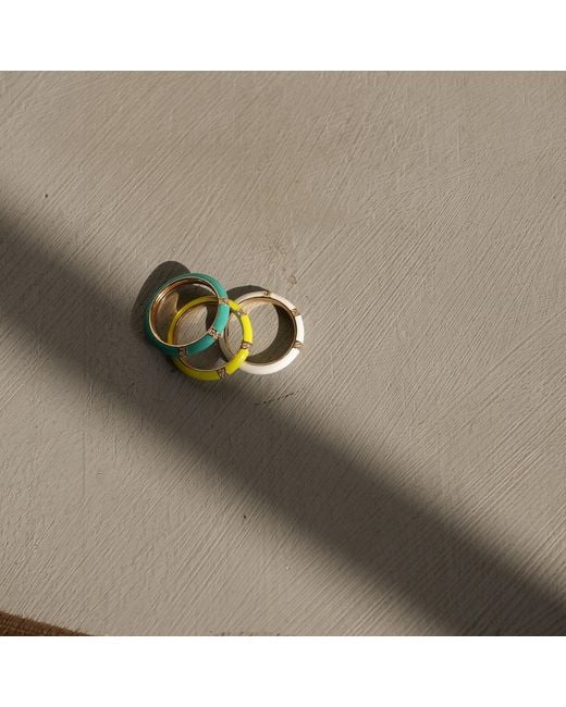 Leeada Jewelry Blue Lamill Stacking Ring