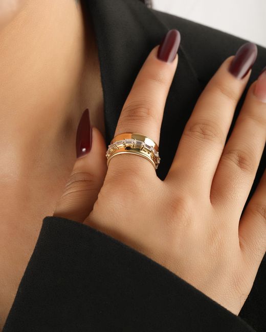 The Jewelz White Flesh & Band Ring