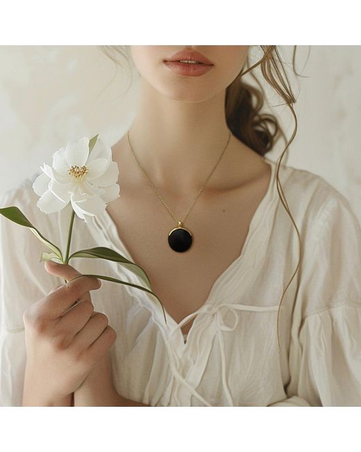Ormiro Metallic Shungite Emf Protection Necklace