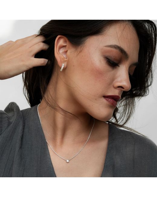 Dower & Hall Metallic Sapphire Round Dewdrop Pendant