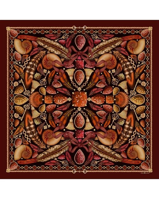 Emily Carter Brown The Feather Baroque Scarf
