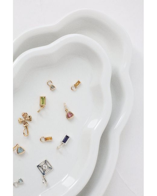 Hillary Alexandria White Ever Topaz Earring Charm