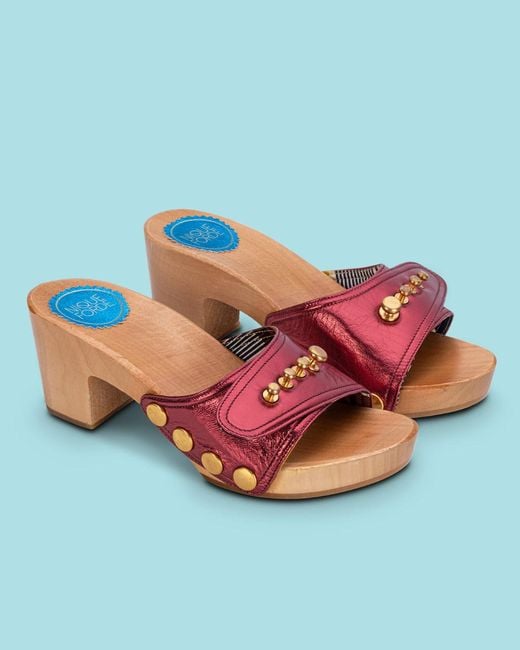 Nique Forde Pink Mulberry Georgie Sandals