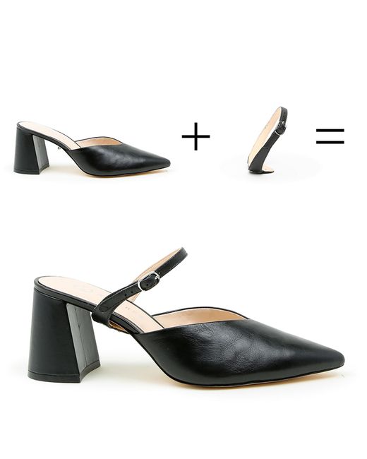 Alterre Black Twiggy V Mule