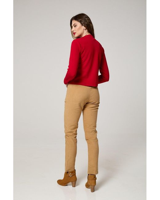 K-Win London Natural Classic Moleskin Trousers
