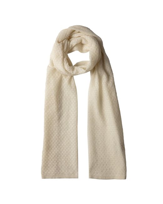 Mohair&Angora Natural Neutrals Diamond Shawl Ecru