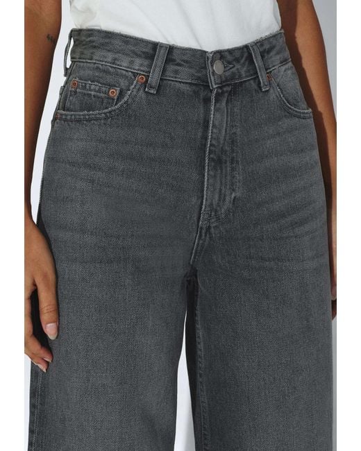 Dr. Denim Gray Donna High Relaxed