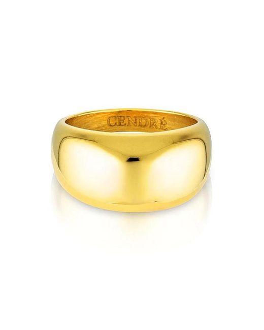 CENDRE Yellow Yves Ring