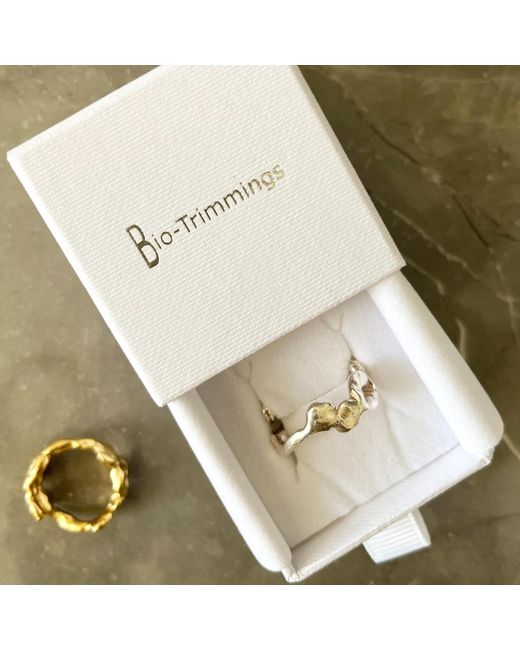 Bio-Trimmings Metallic Kinsey Adjustable Ring –