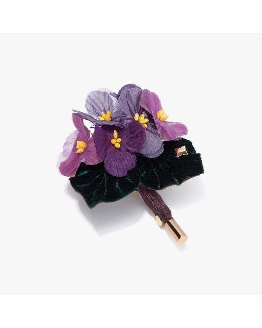 Helena Simon Pink The Cluster Floral Brooch
