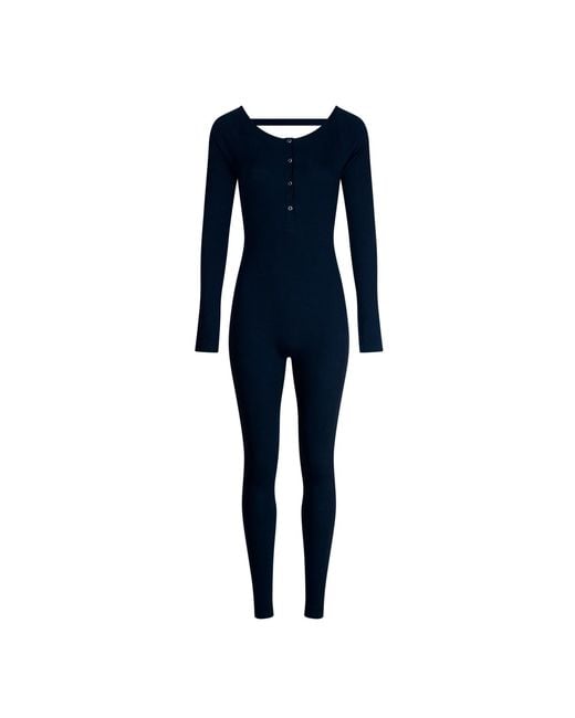 The Koozy Blue Palma Long Sleeve One-Piece