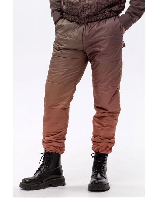 Maison Bogomil Brown Down Pants for men