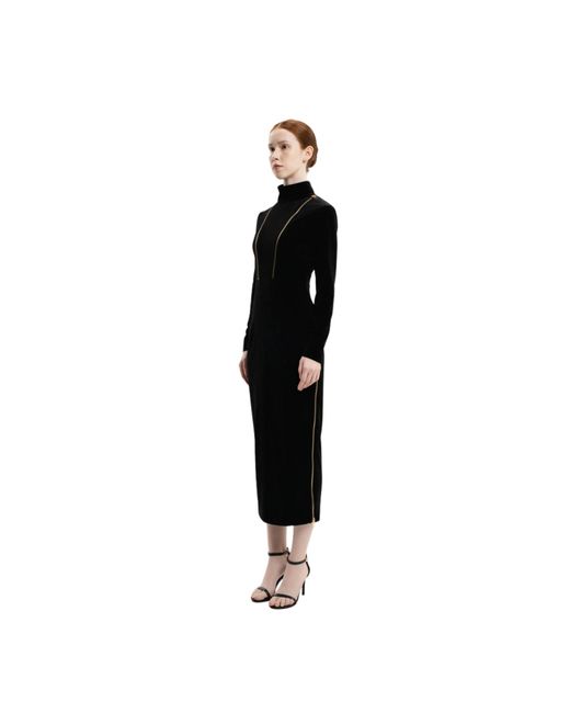 Iellele Blue Velvet Dress