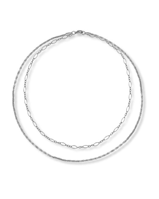 A Weathered Penny Metallic Delicate Layered Chain