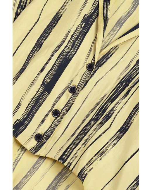 Nocturne Metallic Printed Short Sleeve Shirt