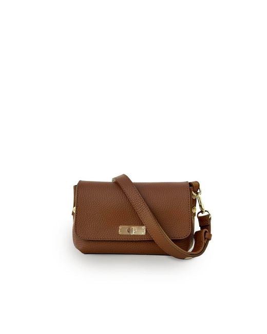 Apatchy London Brown The Maisie Mini Tan Leather Bag