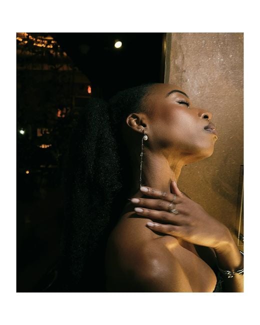 Mymokondo White Linea Earrings