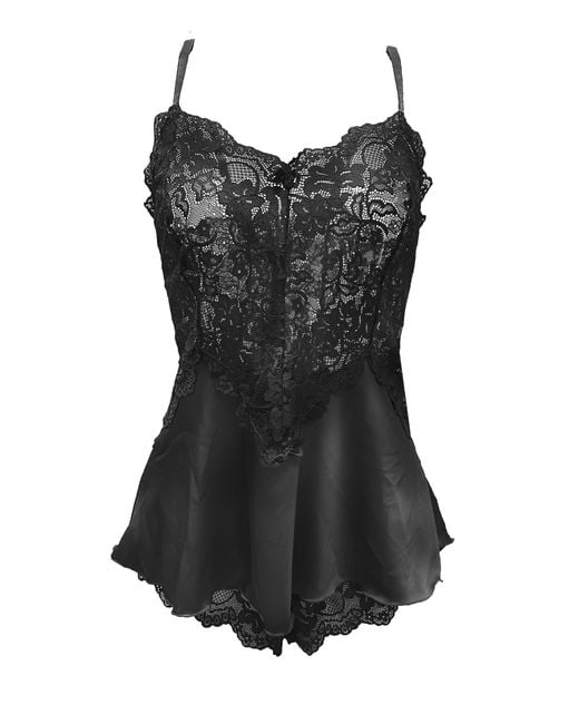 Carol Coelho Black Paradox A-Line Babydoll Set