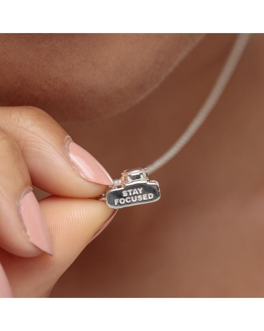 Lily Charmed White Sterling Vintage Camera Charm
