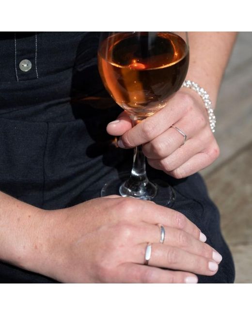 FV Jewellery White Bijoux Thin Point Ring