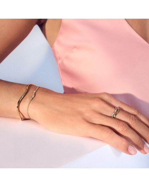 Sif Jakobs Jewellery Metallic Ring Ellera Waves