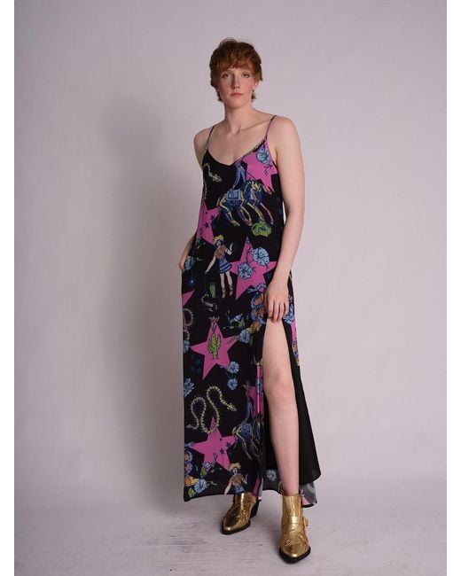 Any Old Iron White Circus Rider Star Long Dress