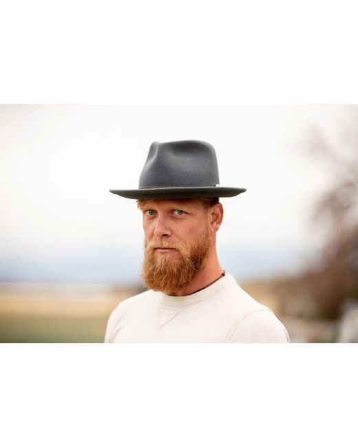 Jamie Slye Hats + Accessories Black Buddy Wool Fedora Hat
