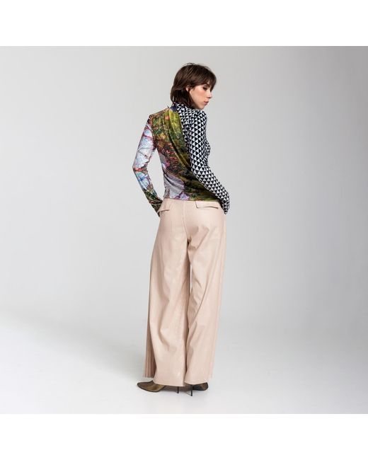 ARTISTA Black Spirit Printed Velvet Top