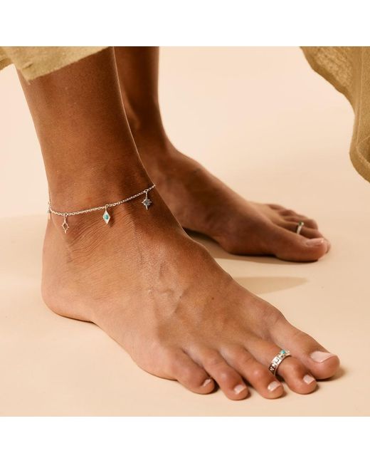 Charlotte's Web Jewellery Metallic Medina Charm Anklet