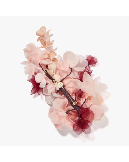 Helena Simon Pink The Cherry Blossom Branch Floral Brooch