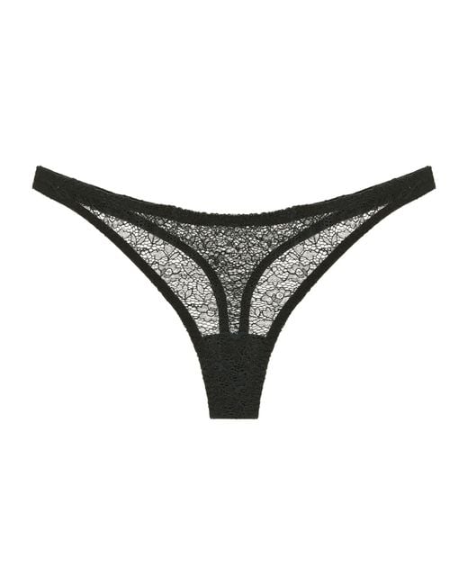 Journelle Gray Alix Thong Noir