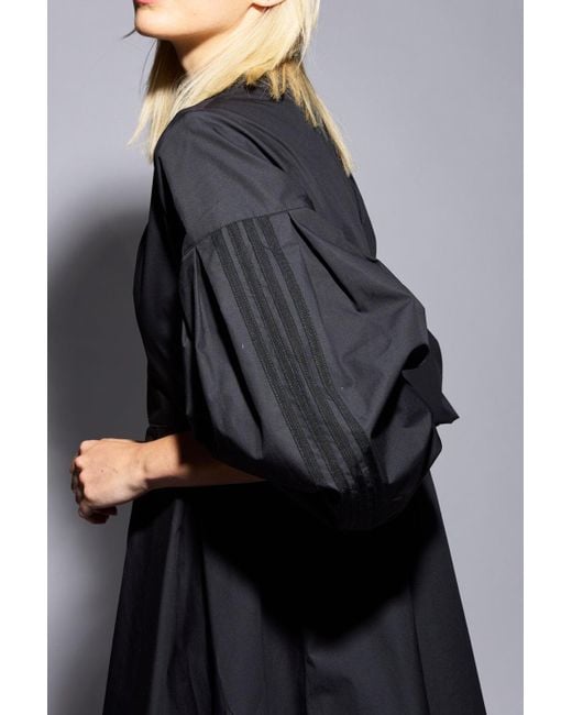 Dref Black Eris Balloon Sleeve Dress
