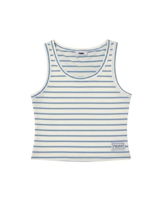 Raae Uk Blue Stripe Top