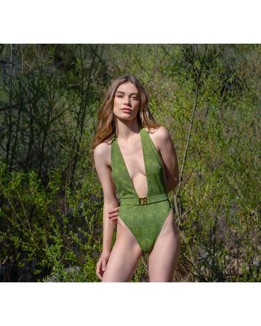 Catnip and Seaweed Green The One-Piece Swimsuit