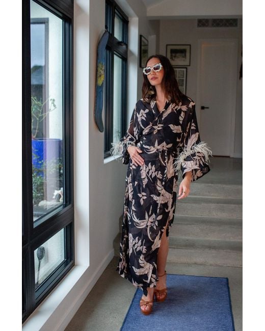 Jennafer Grace Black Marlene Wrap Dress