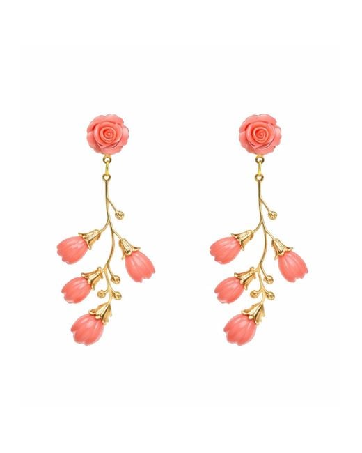 Pats Jewelry Red Amalfi Earrings