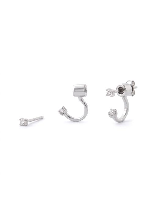 Kris Nations Metallic Petite Crystal Arc Earring Jackets