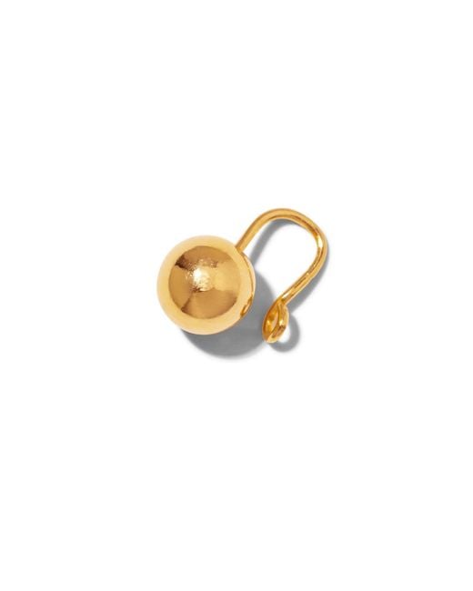 Jaredjamin Metallic Orbita Floating Sphere Ear Cuff