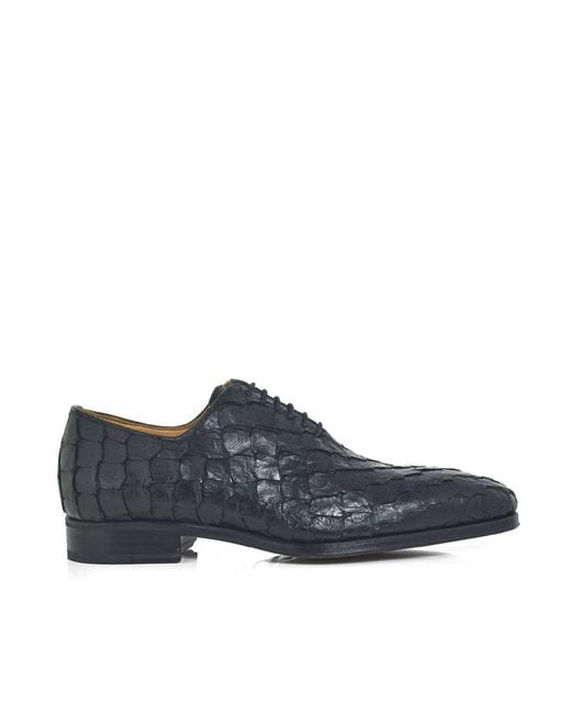 Mariano Shoes Blue Palmela Oxford for men
