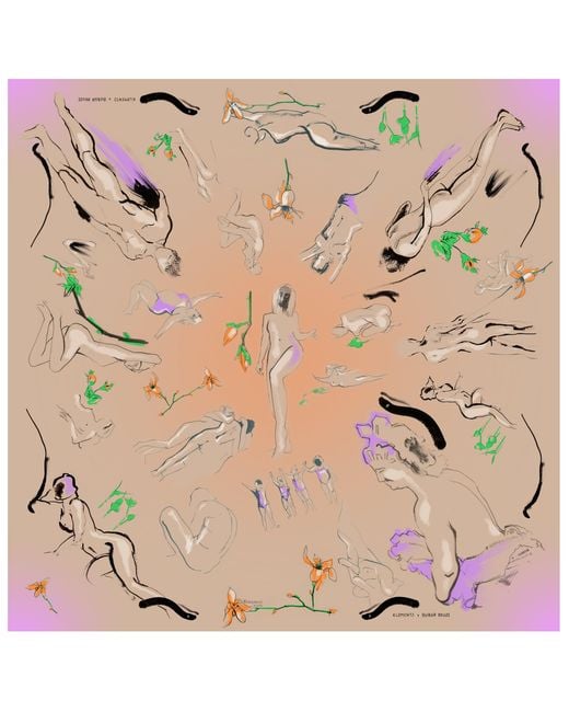 Klements Natural Ponds Silk Scarf