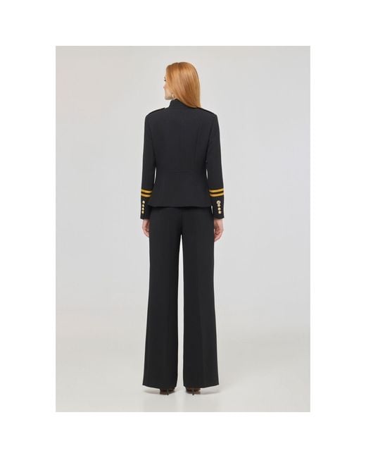 The Extreme Collection Blue Blazer With Braid Claudia London